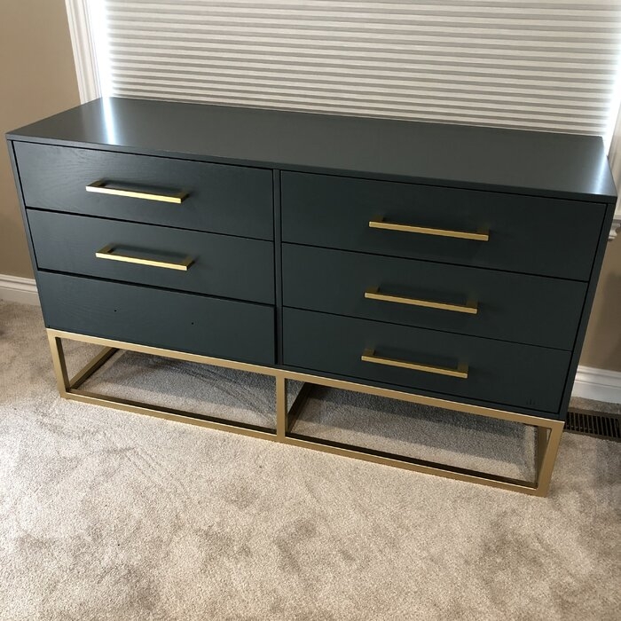 Estelle 6 Drawer 56'' W Dresser