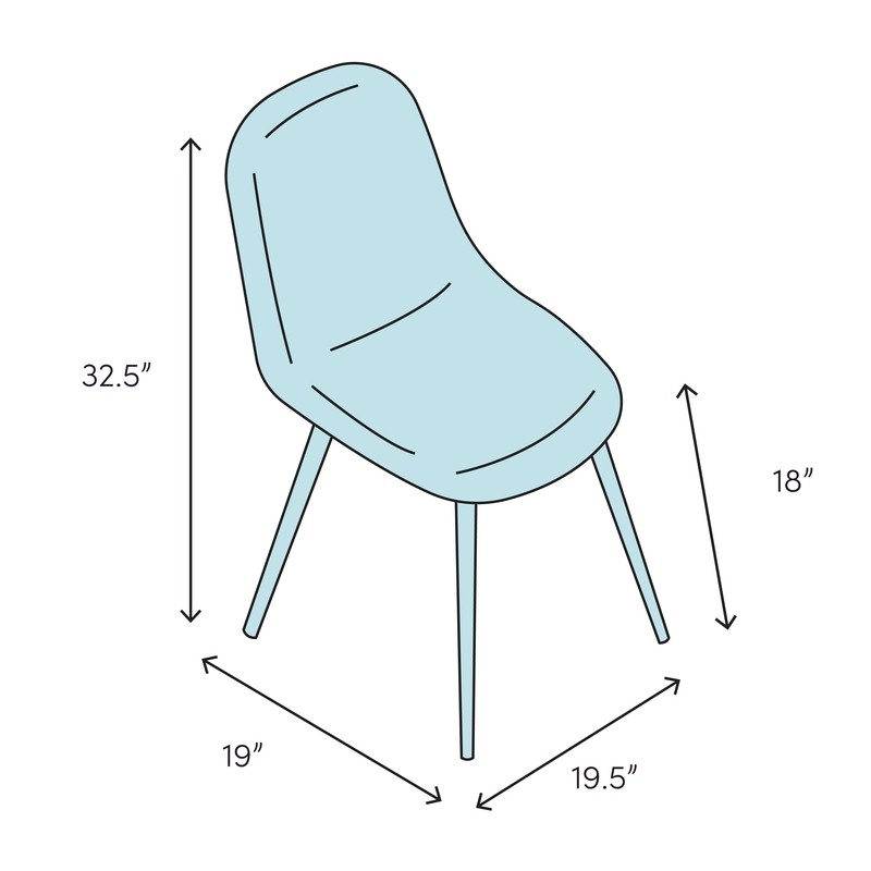 Eudora Stacking Side Chair in Clear