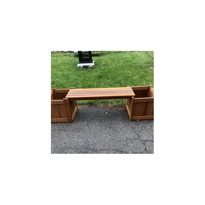 Fallah Wooden Planter Bench