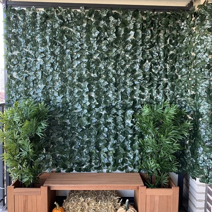 Fallah Wooden Planter Bench