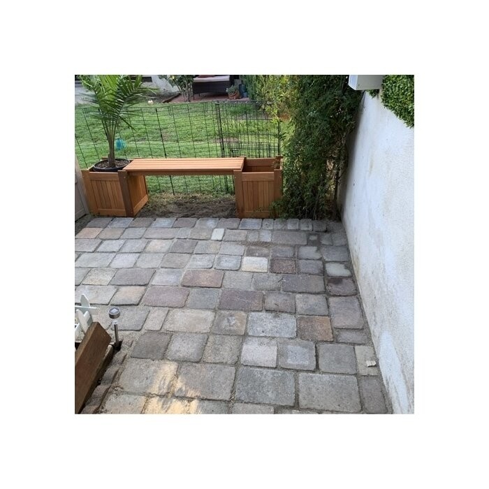 Fallah Wooden Planter Bench