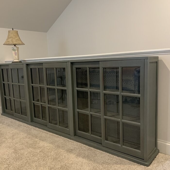 Fayette 40.2'' H x 39'' W Solid Wood Standard Bookcase