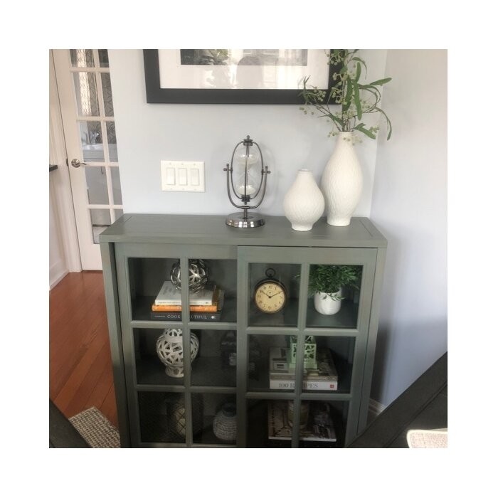 Fayette 40.2'' H x 39'' W Solid Wood Standard Bookcase