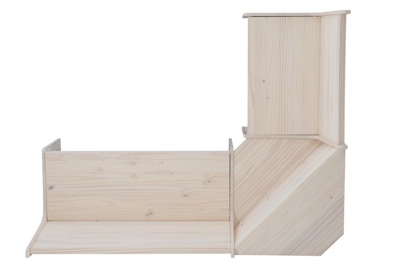 Felicia 5 - Person Pine Solid Wood Breakfast Nook Dining Set