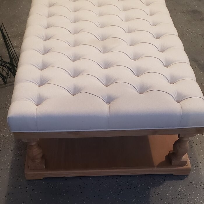 Felty Floor Shelf 1 Coffee Table with Storage