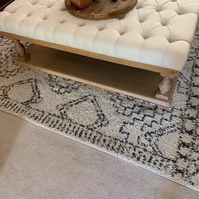 Felty Floor Shelf 1 Coffee Table with Storage