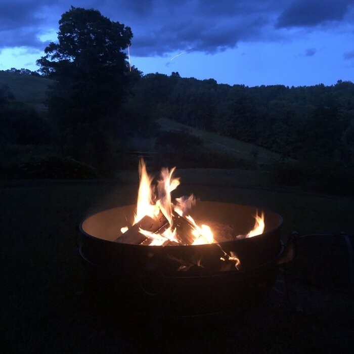 Flanigan 23'' H Steel Outdoor Fire Pit