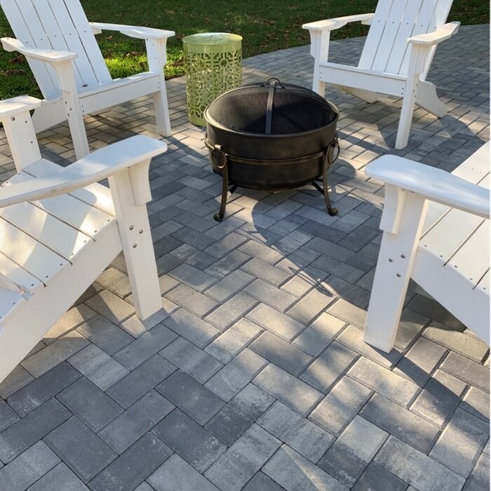 Flanigan 23'' H Steel Outdoor Fire Pit