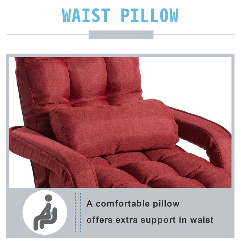 Folding Lazy Floor Game Sofa Chair-Blue