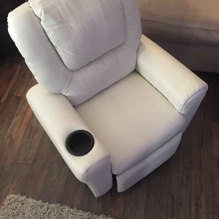 Forman Kids Recliner and Ottoman with Cup Holder