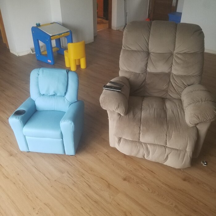 Forman Kids Recliner and Ottoman with Cup Holder