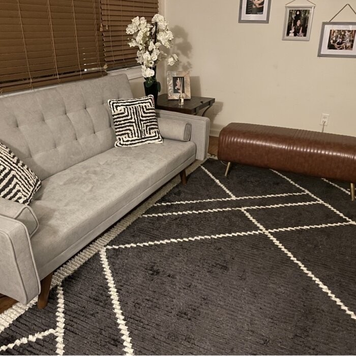 Francesca 82'' Linen Square Arm Sleeper