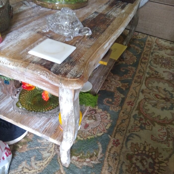 Francoise Solid Wood Coffee Table with Storage