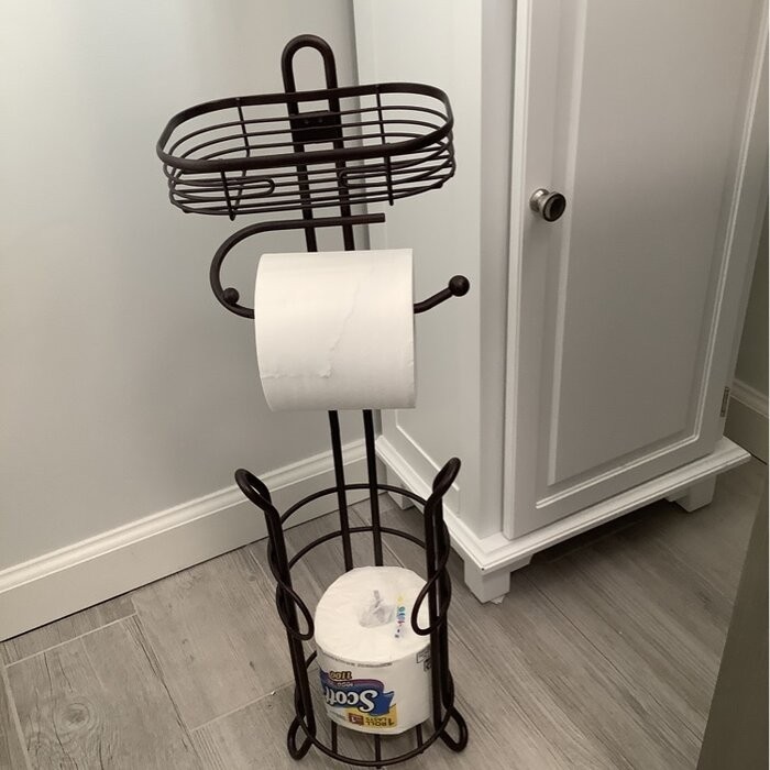 Freestanding Toilet Paper Holder