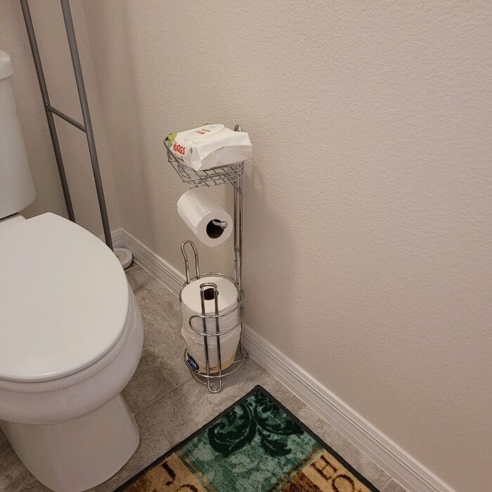 Freestanding Toilet Paper Holder