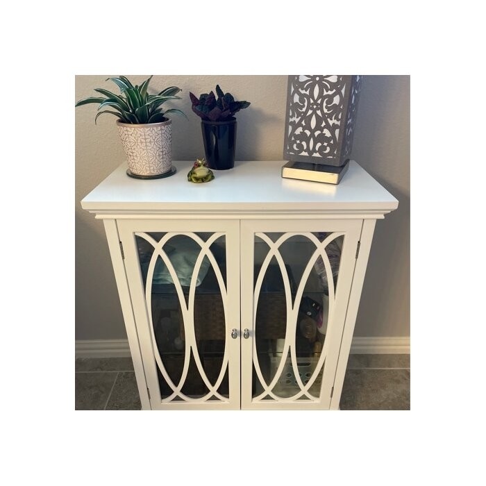 Gabby 26'' W x 32'' H x 12.5'' D Free-Standing Bathroom Cabinet