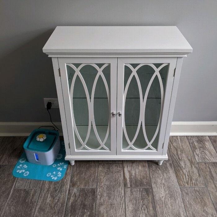 Gabby 26'' W x 32'' H x 12.5'' D Free-Standing Bathroom Cabinet