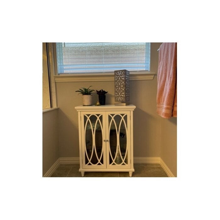 Gabby 26'' W x 32'' H x 12.5'' D Free-Standing Bathroom Cabinet