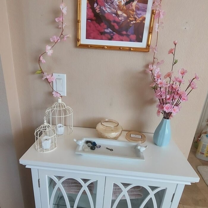 Gabby 26'' W x 32'' H x 12.5'' D Free-Standing Bathroom Cabinet
