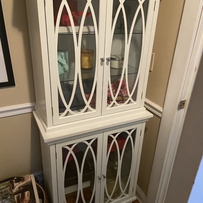 Gabby 26'' W x 32'' H x 12.5'' D Free-Standing Bathroom Cabinet