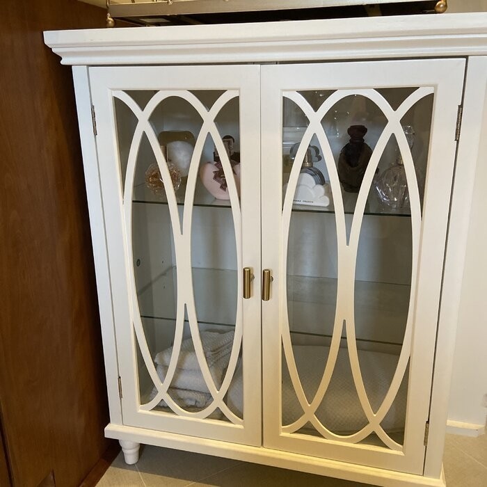 Gabby 26'' W x 32'' H x 12.5'' D Free-Standing Bathroom Cabinet