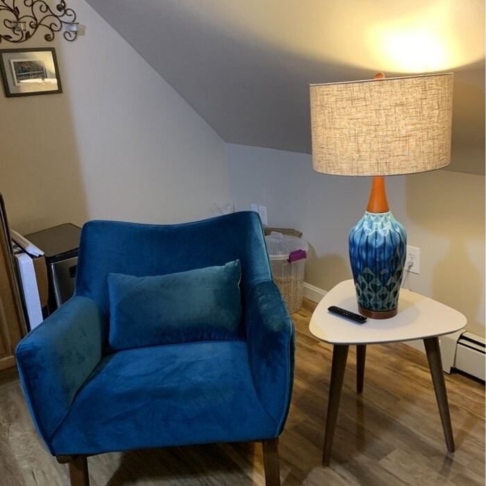 Gallien 30'' Wide Velvet Lounge Chair