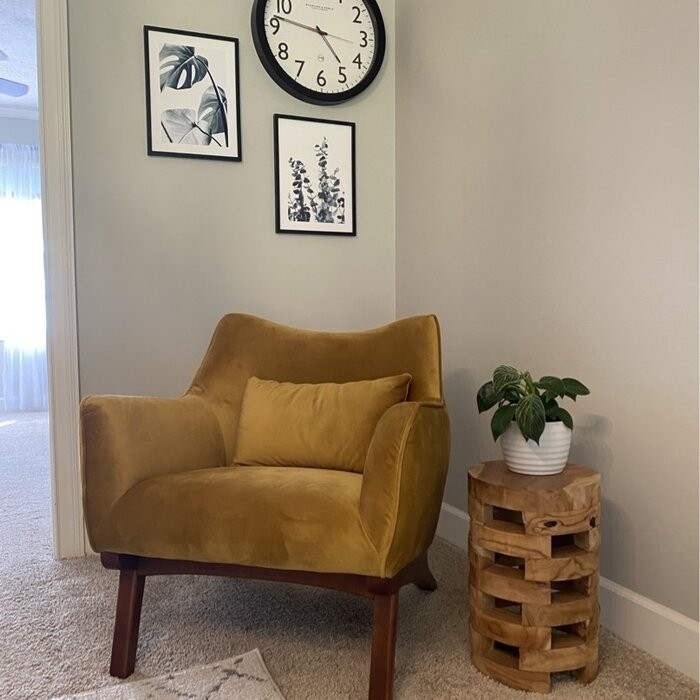 Gallien 30'' Wide Velvet Lounge Chair