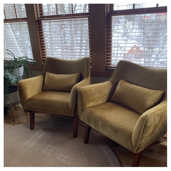Gallien 30'' Wide Velvet Lounge Chair