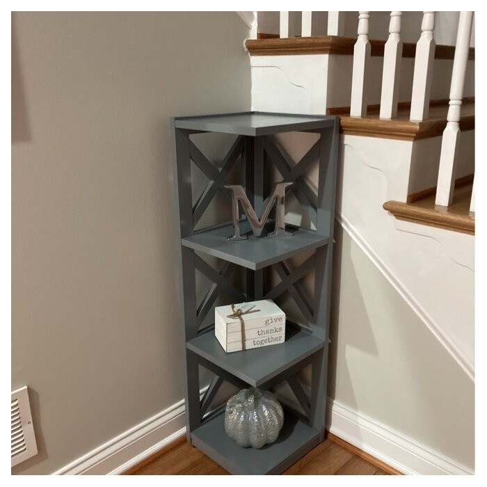 General Delivery 38.66'' H x 12.04'' W Corner Bookcase