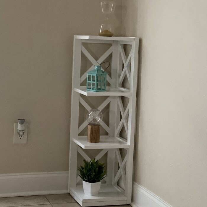 General Delivery 38.66'' H x 12.04'' W Corner Bookcase