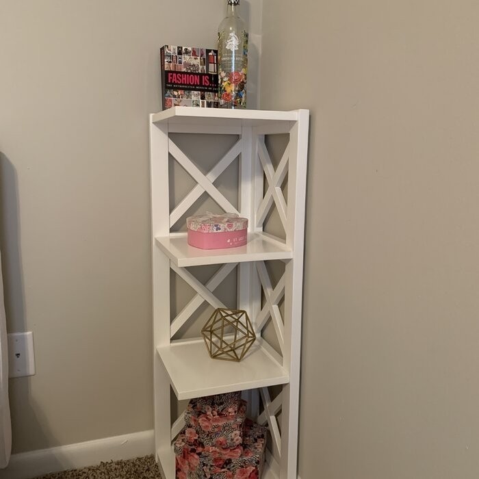 General Delivery 38.66'' H x 12.04'' W Corner Bookcase