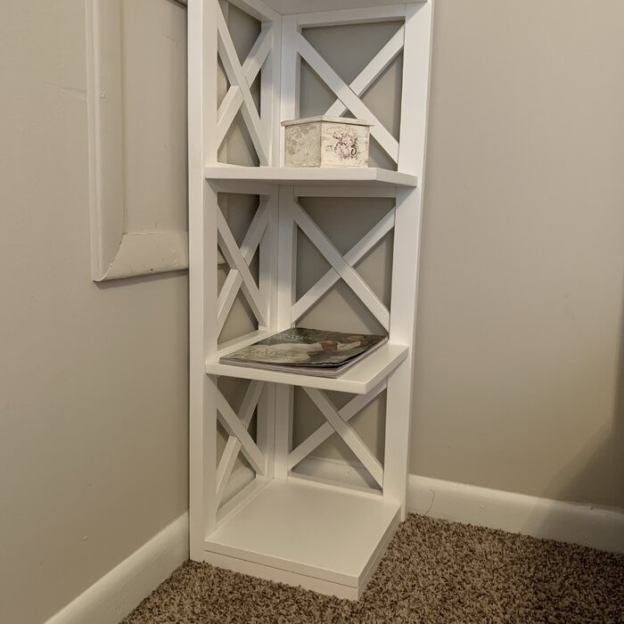General Delivery 38.66'' H x 12.04'' W Corner Bookcase