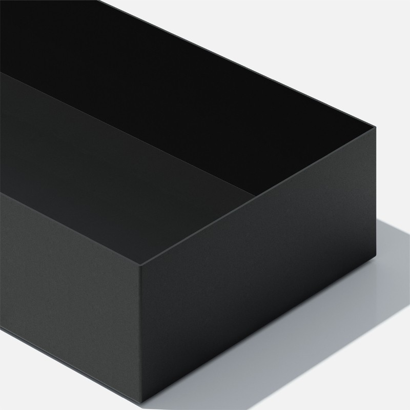Geo Series Galvanized Steel Planter Box