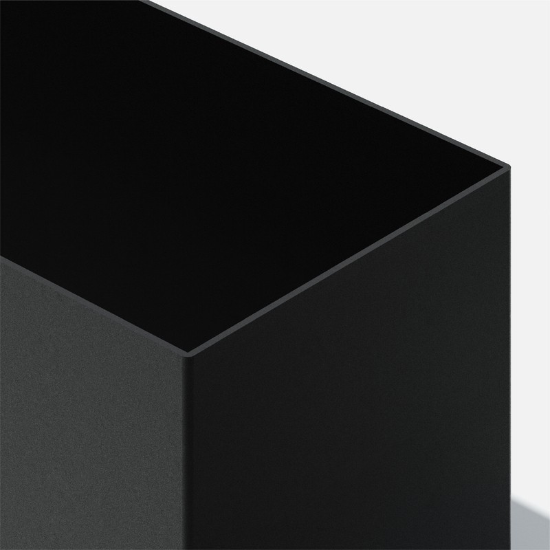 Geo Series Galvanized Steel Planter Box