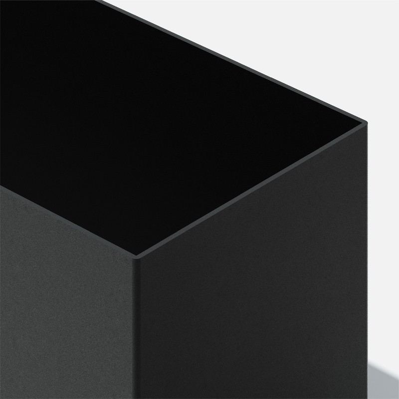 Geo Series Galvanized Steel Planter Box