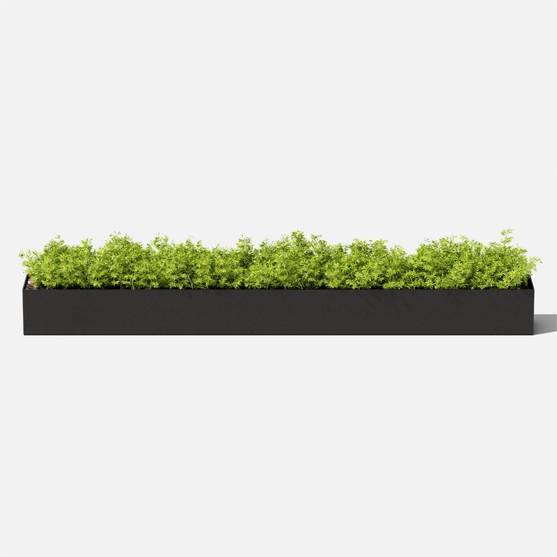 Geo Series Galvanized Steel Planter Box