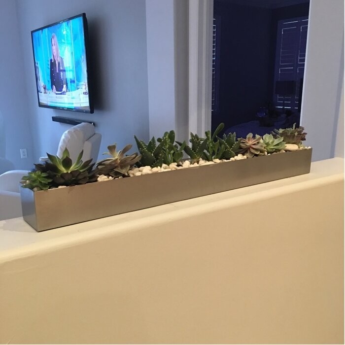 Geo Series Galvanized Steel Planter Box
