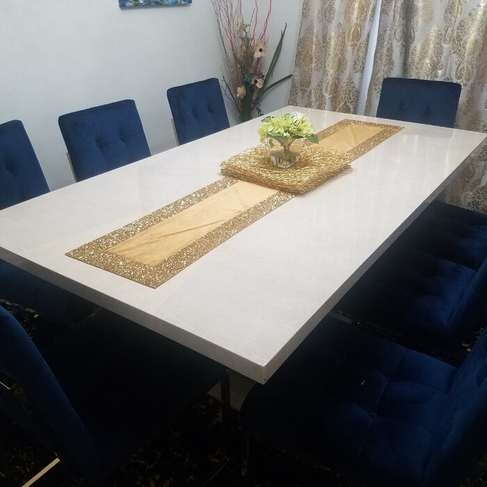 Geona Extendable Pedestal Dining Table