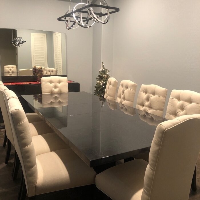 Geona Extendable Pedestal Dining Table