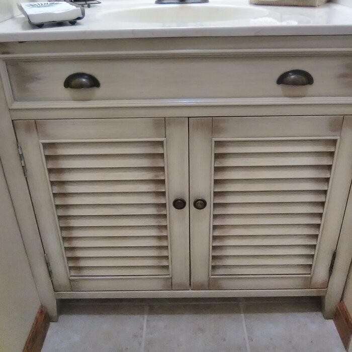 Gertrud 36" W x 21.75" D x 34" H Single Bathroom Vanity Set