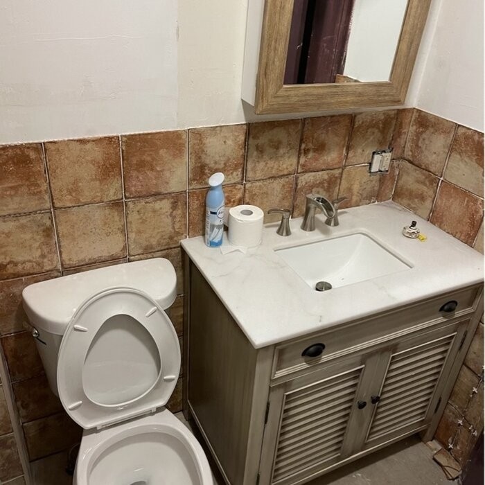 Gertrud 36" W x 21.75" D x 34" H Single Bathroom Vanity Set