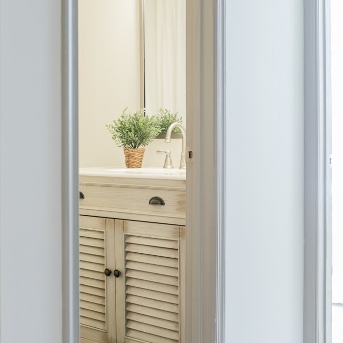 Gertrud 36" W x 21.75" D x 34" H Single Bathroom Vanity Set