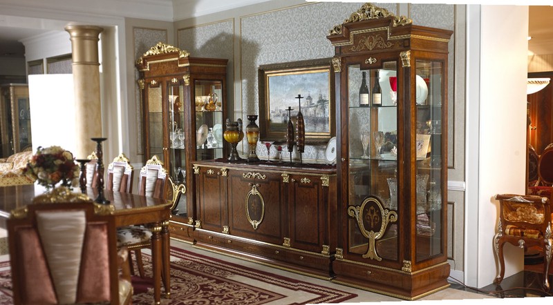 Giorno 35.43'' Wide Mirrored Back China Cabinet