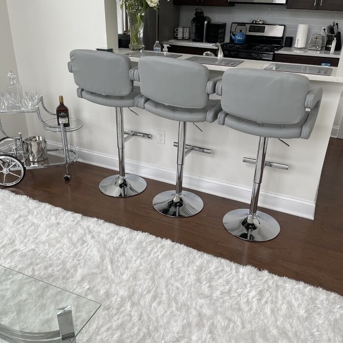 Glamis Swivel Adjustable Height Bar Stool