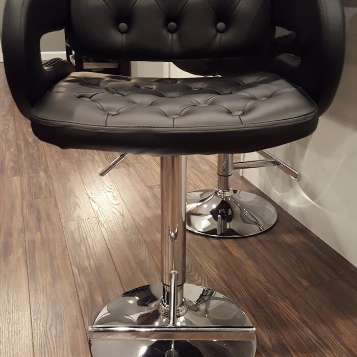Glamis Swivel Adjustable Height Bar Stool