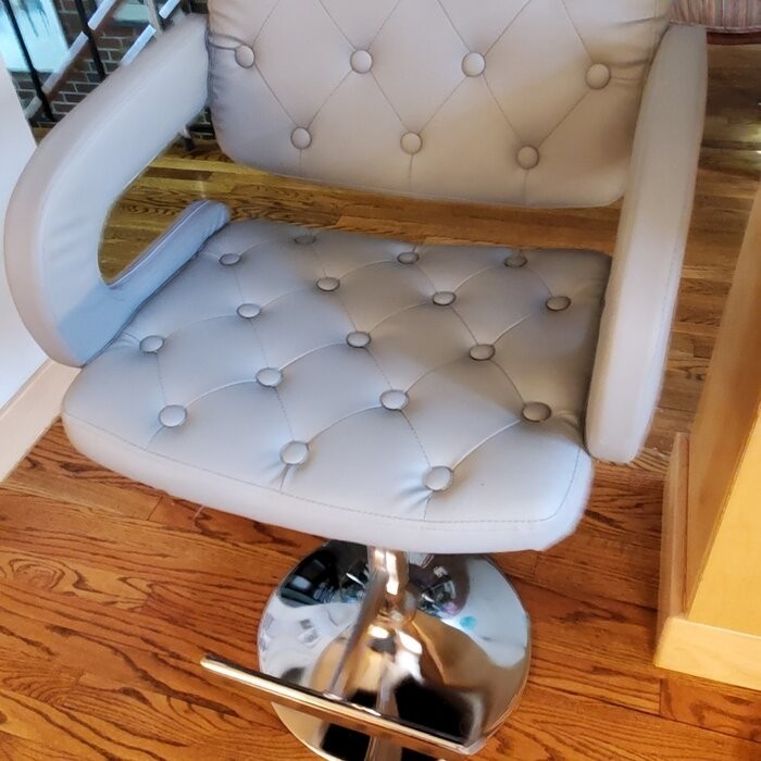 Glamis Swivel Adjustable Height Bar Stool