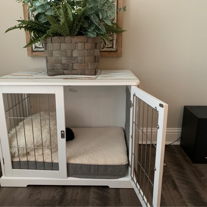 Goetz Wood and Wire Design Medium Pet Crate