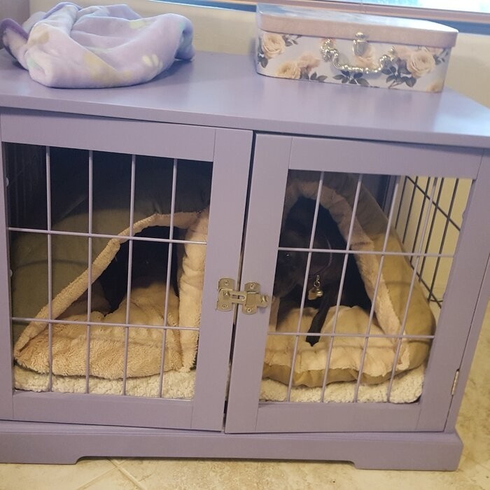 Goetz Wood and Wire Design Medium Pet Crate