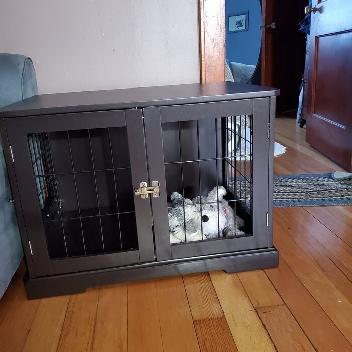 Goetz Wood and Wire Design Medium Pet Crate