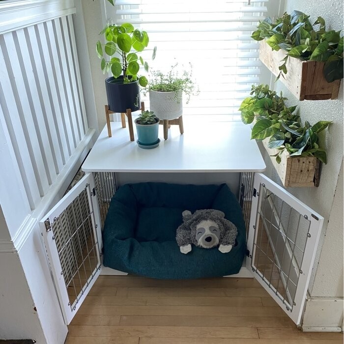Goetz Wood and Wire Design Medium Pet Crate